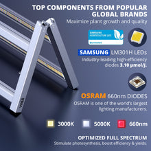 Load image into Gallery viewer, ViparSpectra® 2024 Upgraded KS3000 320W Samsung LM301H LED Grow Light with Daisy Chain Function
